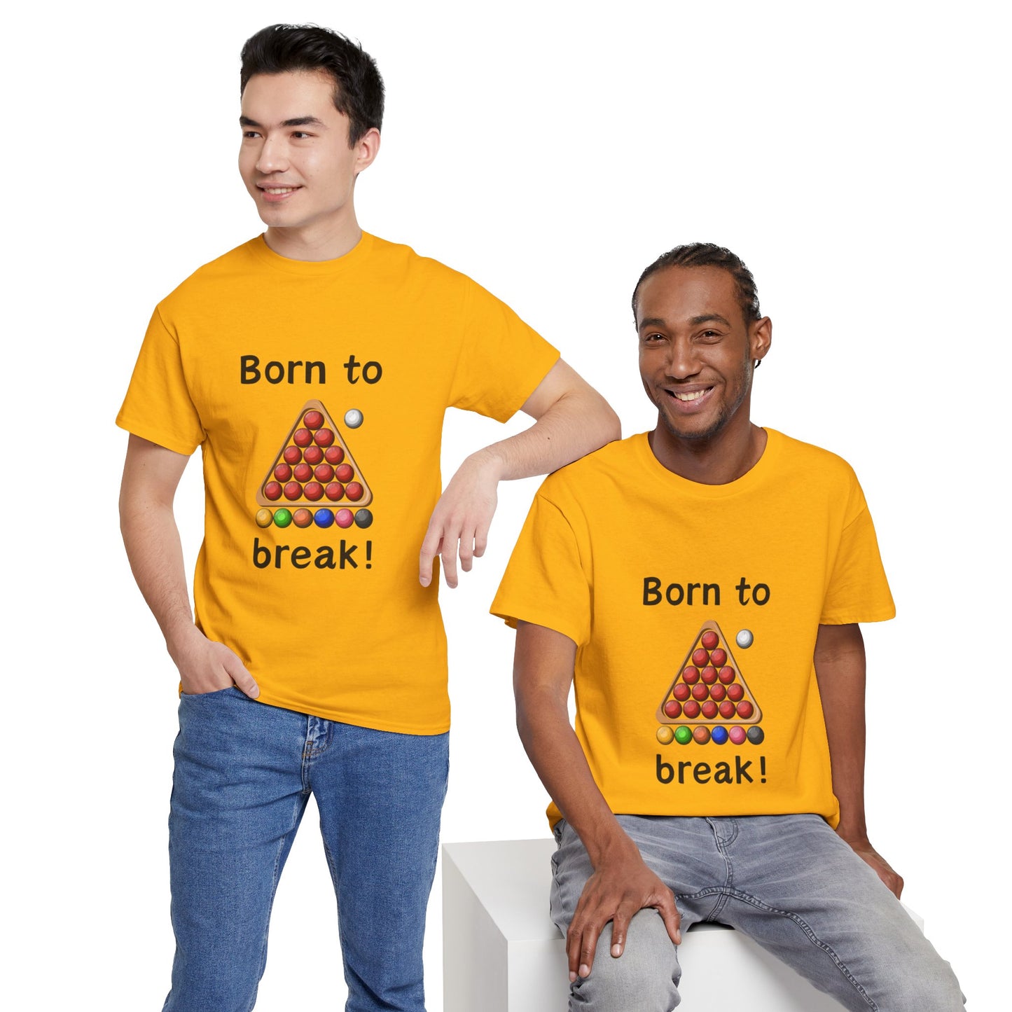 Unisex Heavy Cotton Tee - Born To Break