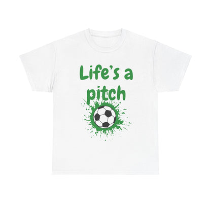 Unisex Heavy Cotton Tee - Life's A Pitch