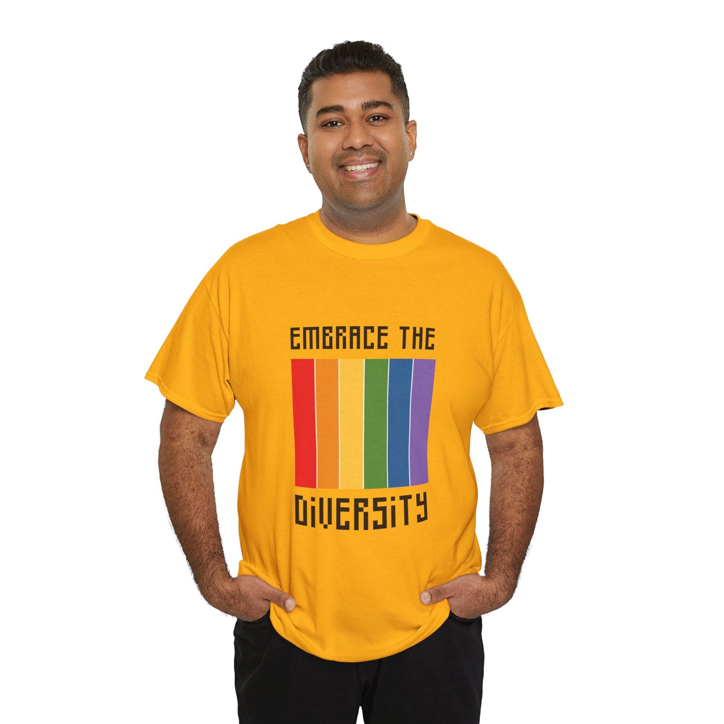 Unisex Heavy Cotton Tee - Embrace The Diversity