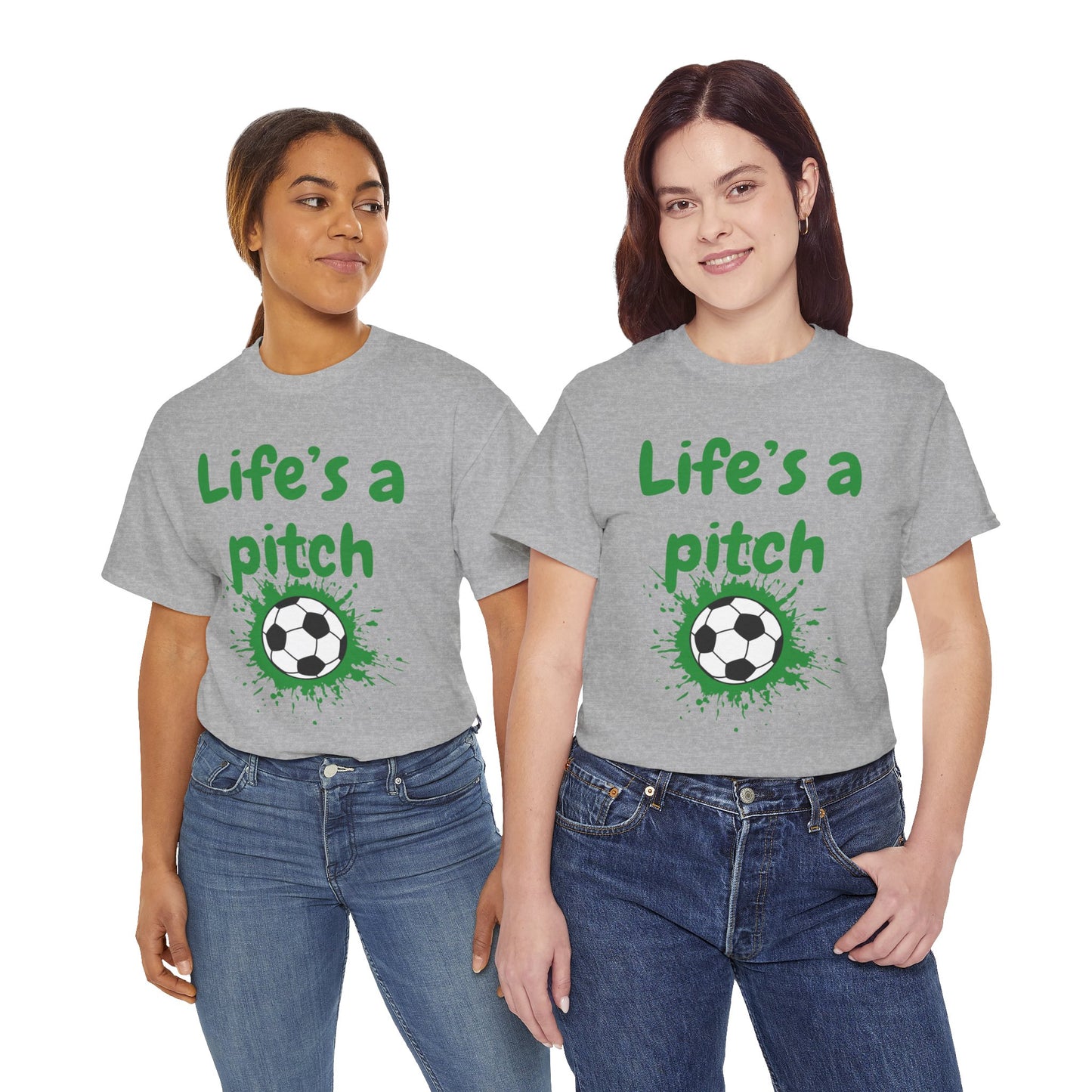 Unisex Heavy Cotton Tee - Life's A Pitch