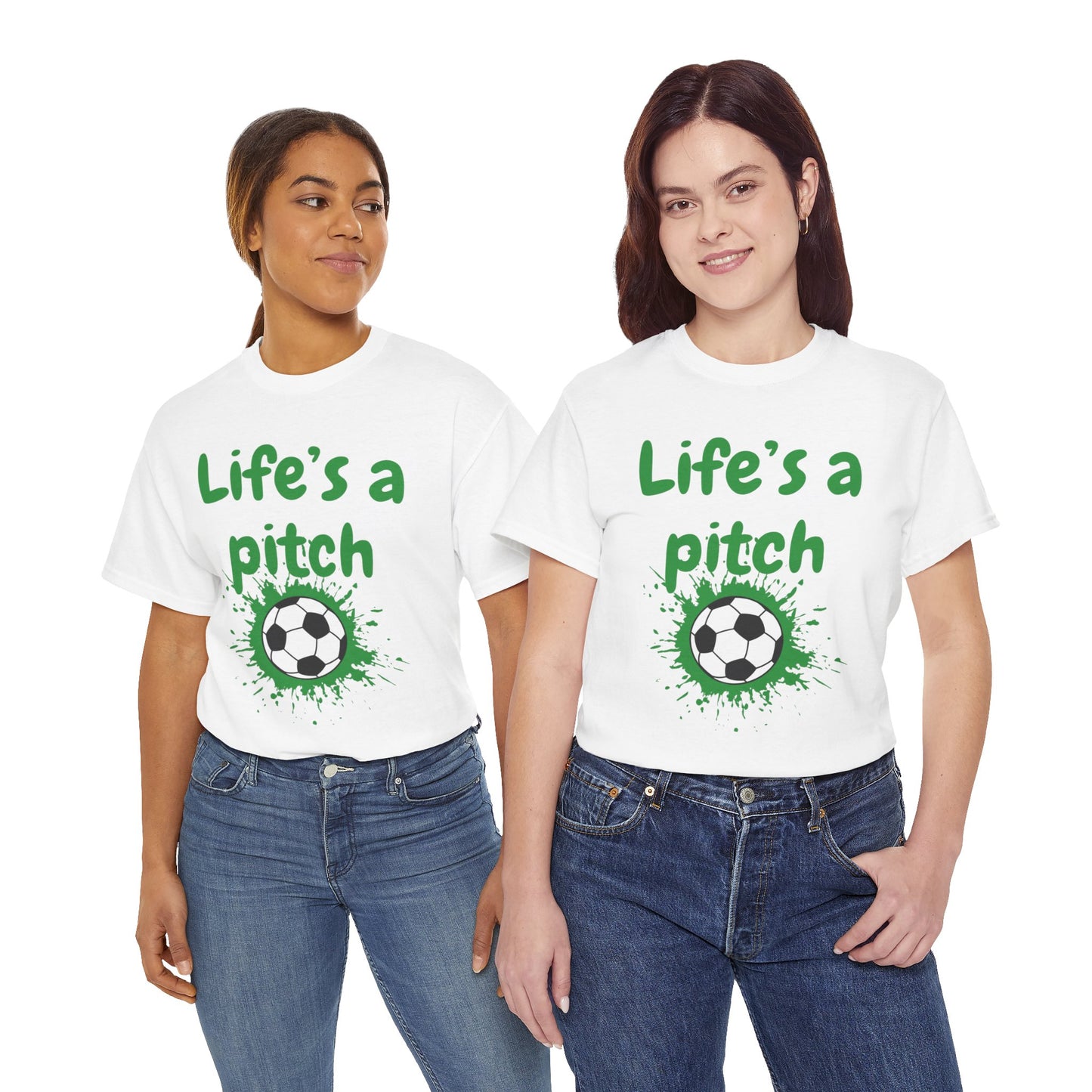 Unisex Heavy Cotton Tee - Life's A Pitch