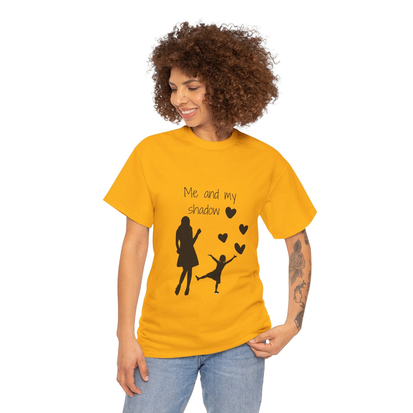 Unisex Heavy Cotton Tee - Shadow Girl