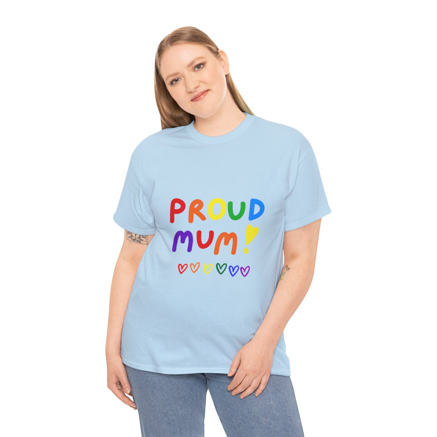 Unisex Heavy Cotton Tee - Proud Mum