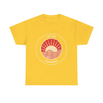 Unisex Heavy Cotton Tee - Let The Sun Shine