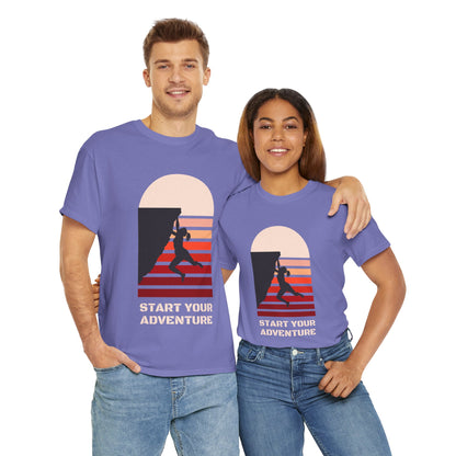 Climbing Adventure 1 - Unisex Heavy Cotton Tee