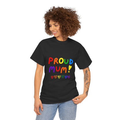 Unisex Heavy Cotton Tee - Proud Mum