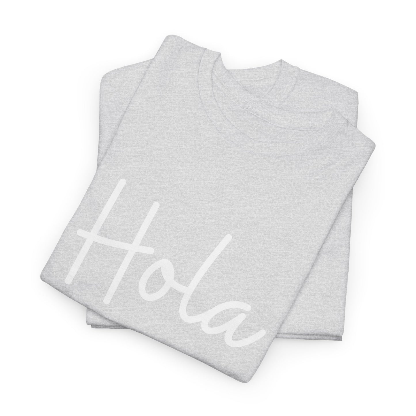 "Hola" & "Hasta Luego" (Spanish Greetings) Unisex Heavy Cotton Tee