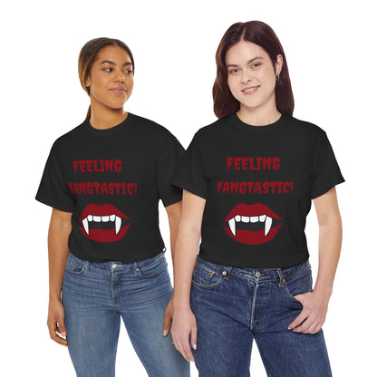 Unisex Heavy Cotton Tee - Feeling Fangtastic