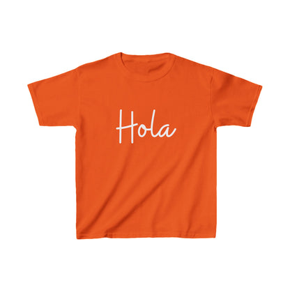 "Hola" & "Hasta Luego" (Spanish Greetings)Kids Heavy Cotton™ Tee