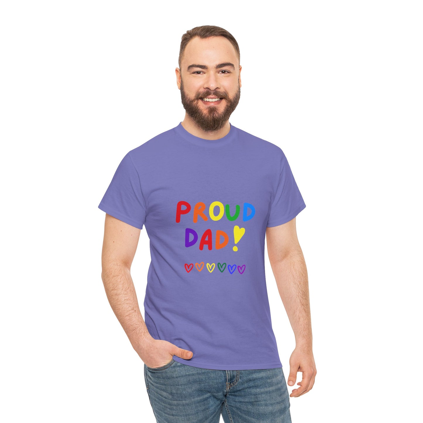 Unisex Heavy Cotton Tee - Proud Dad