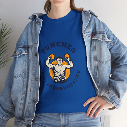 Unisex Heavy Cotton Tee - Punches And Perseverance Man