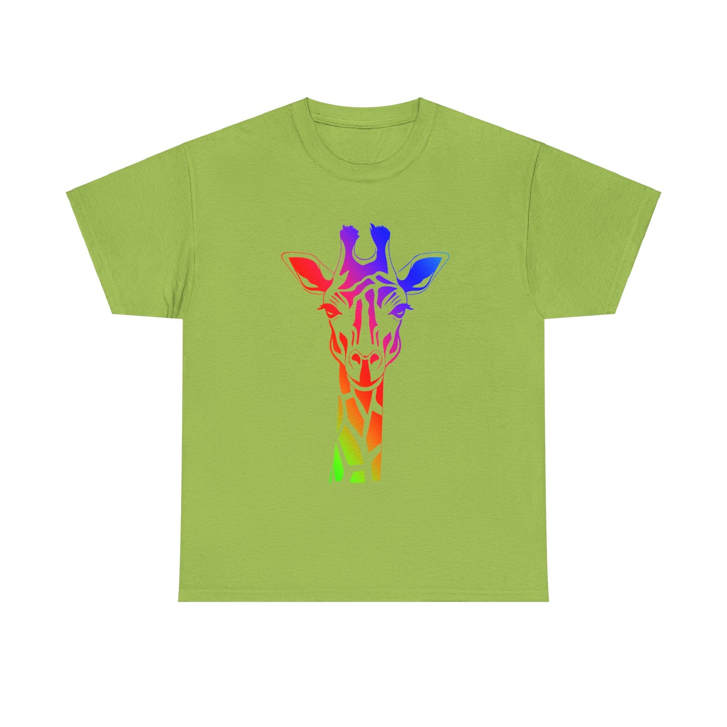 vibrant animal lover t-shirt with colourful rainbow gecko outline. Great for as a gift. Great for wildlife adventures.