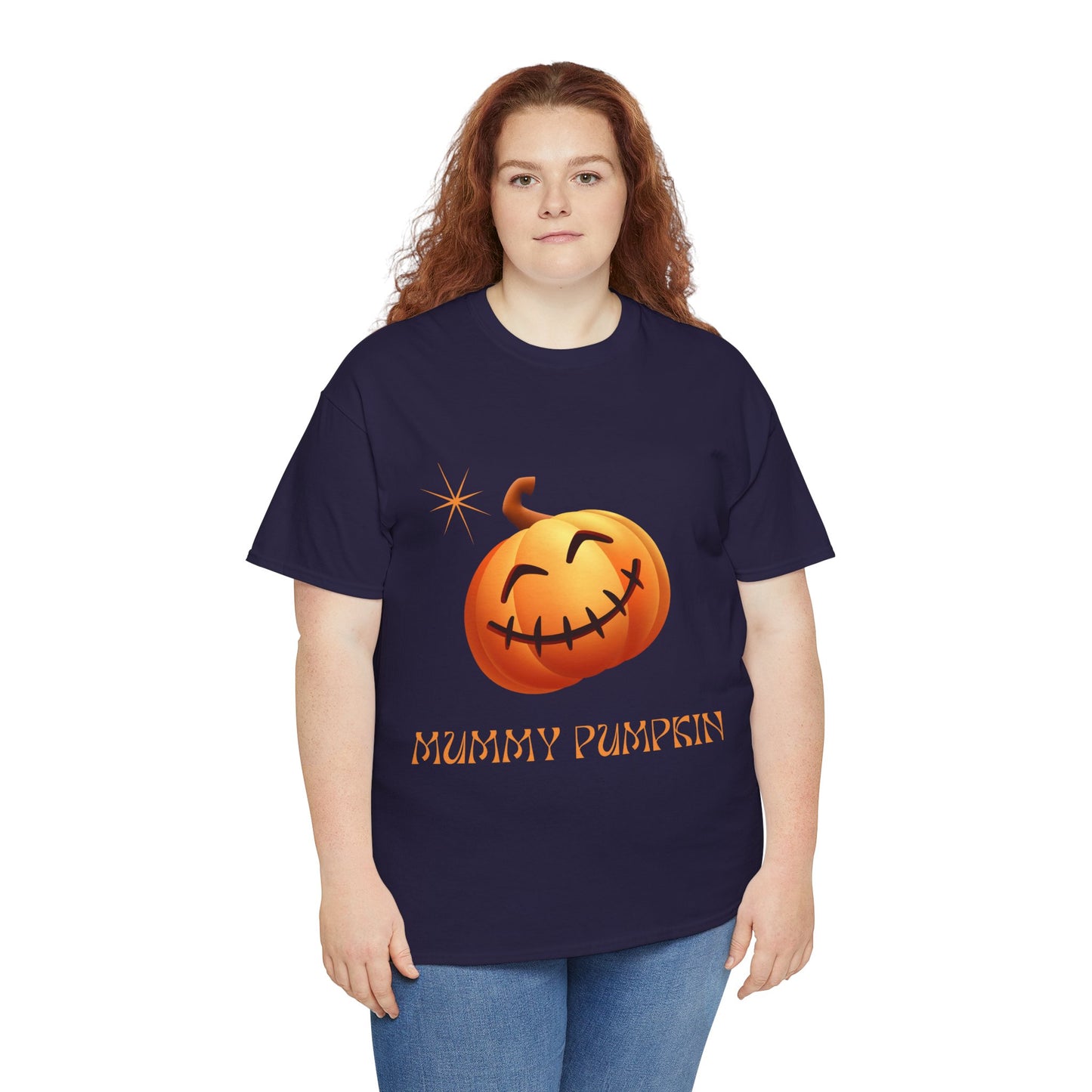 Mummy Pumpkin - Unisex Heavy Cotton Tee