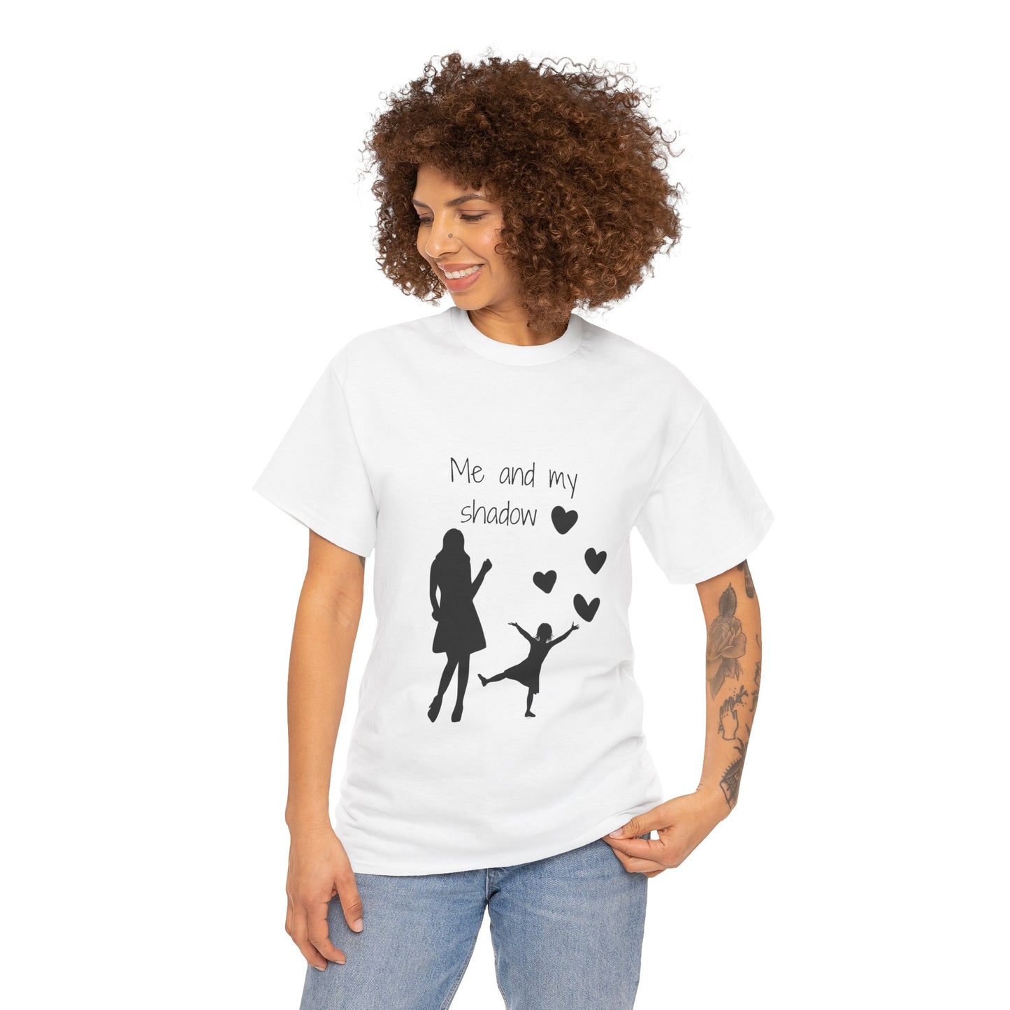 Unisex Heavy Cotton Tee - Shadow Girl