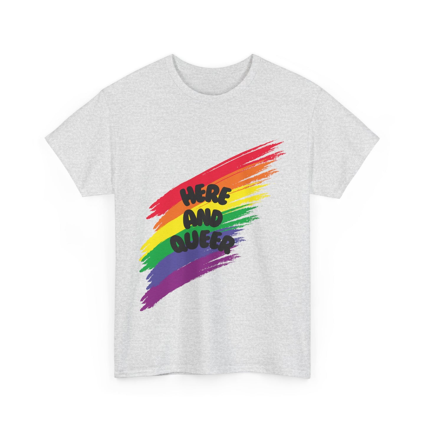 Unisex Heavy Cotton Tee - Here And Queer