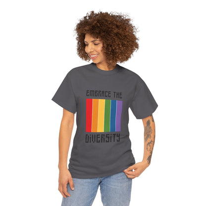 Unisex Heavy Cotton Tee - Embrace The Diversity