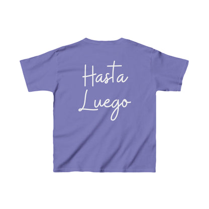 "Hola" & "Hasta Luego" (Spanish Greetings)Kids Heavy Cotton™ Tee