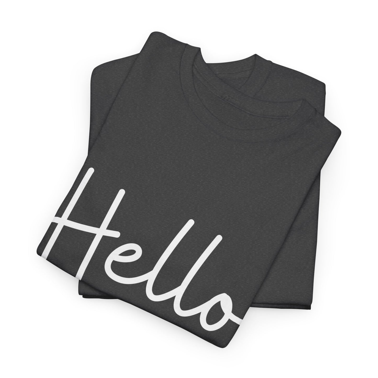 "Hello" & "Goodbye" (English Greetings) Unisex Heavy Cotton Tee