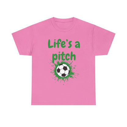 Unisex Heavy Cotton Tee - Life's A Pitch