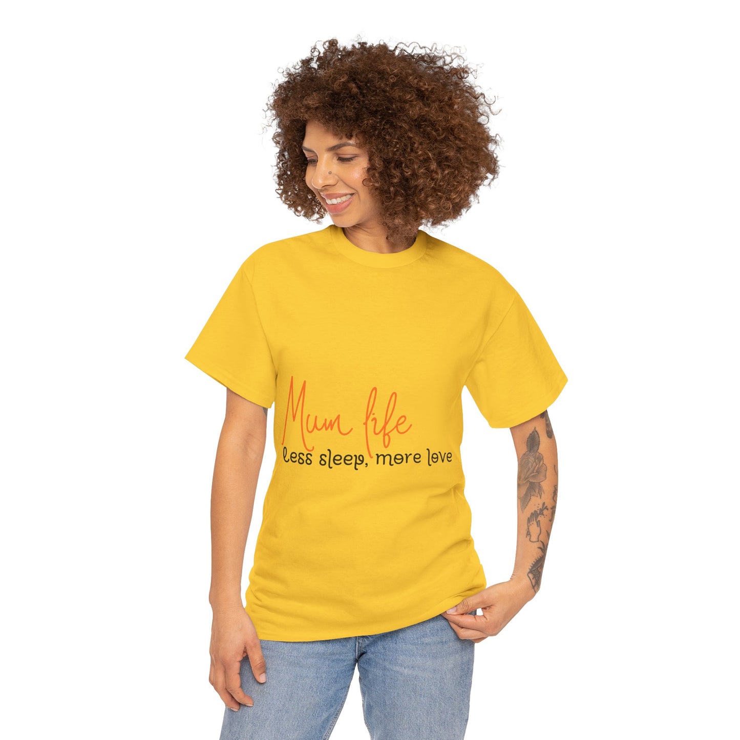 Unisex Heavy Cotton Tee - Mum Life