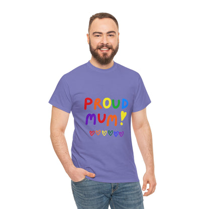 Unisex Heavy Cotton Tee - Proud Mum