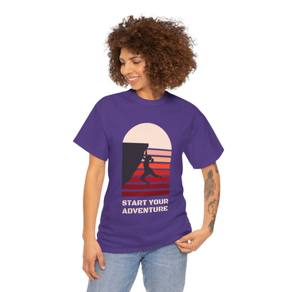 Climbing Adventure 1 - Unisex Heavy Cotton Tee