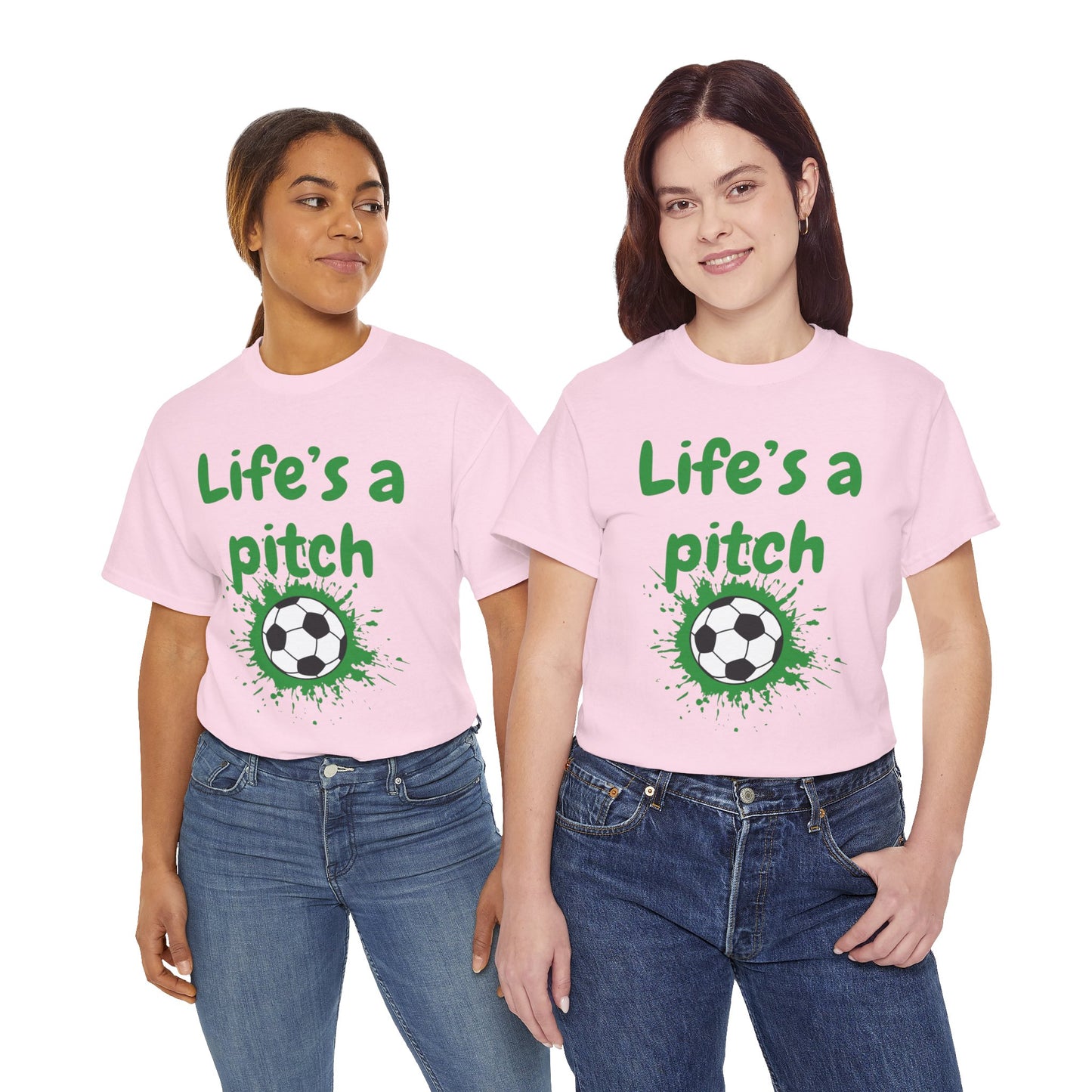 Unisex Heavy Cotton Tee - Life's A Pitch