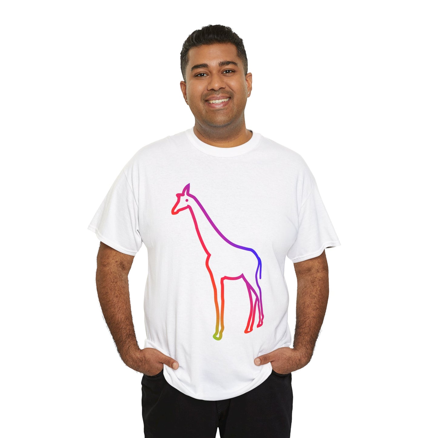 Giraffe Rainbow v2 T-Shirt