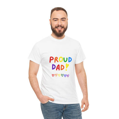 Unisex Heavy Cotton Tee - Proud Dad