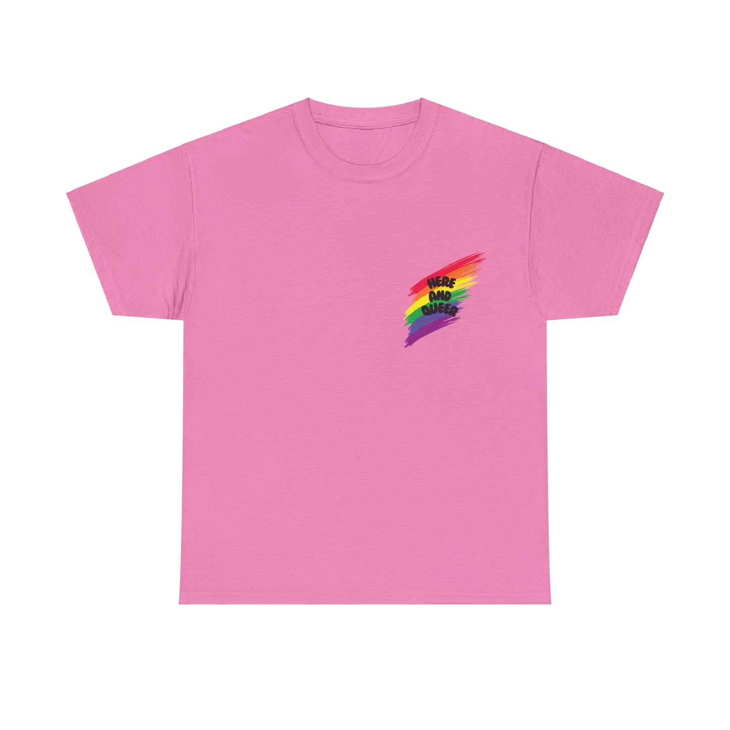 Unisex Heavy Cotton Tee - Here And Queer Mini