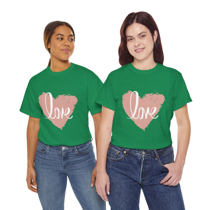 Love Heart - Unisex Heavy Cotton Tee