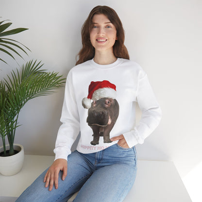 Hippity-Ho Hippo xmas Crewneck Sweatshirt