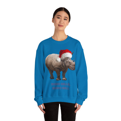 Christmas Rhino Bells Sweatshirt