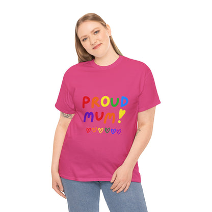 Unisex Heavy Cotton Tee - Proud Mum