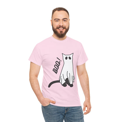 Unisex Heavy Cotton Tee - Boo Cat