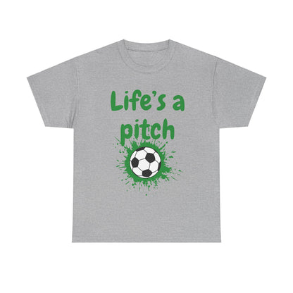 Unisex Heavy Cotton Tee - Life's A Pitch