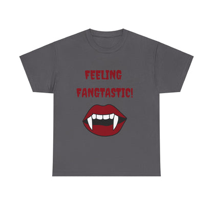 Unisex Heavy Cotton Tee - Feeling Fangtastic