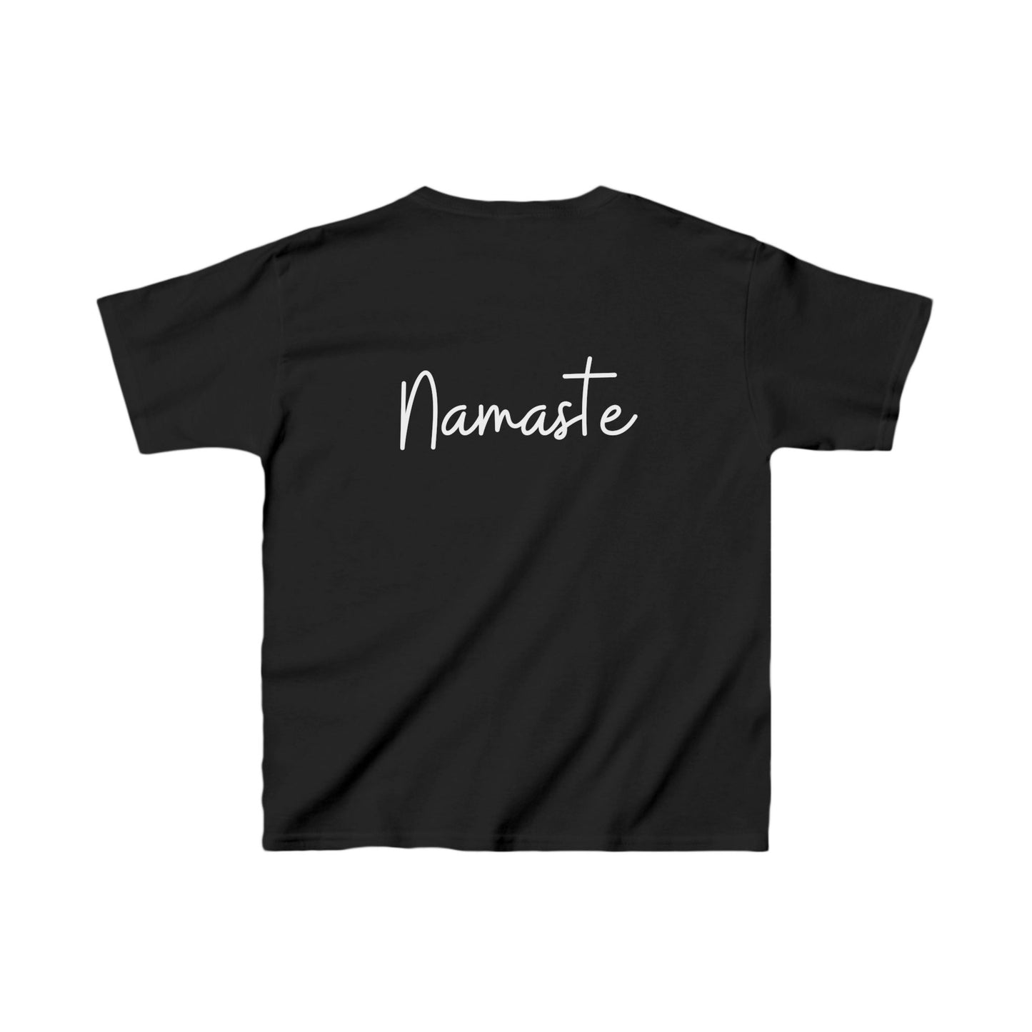 "Namaste" & "Namaste" (Hindi Greetings) Kids Heavy Cotton™ Tee