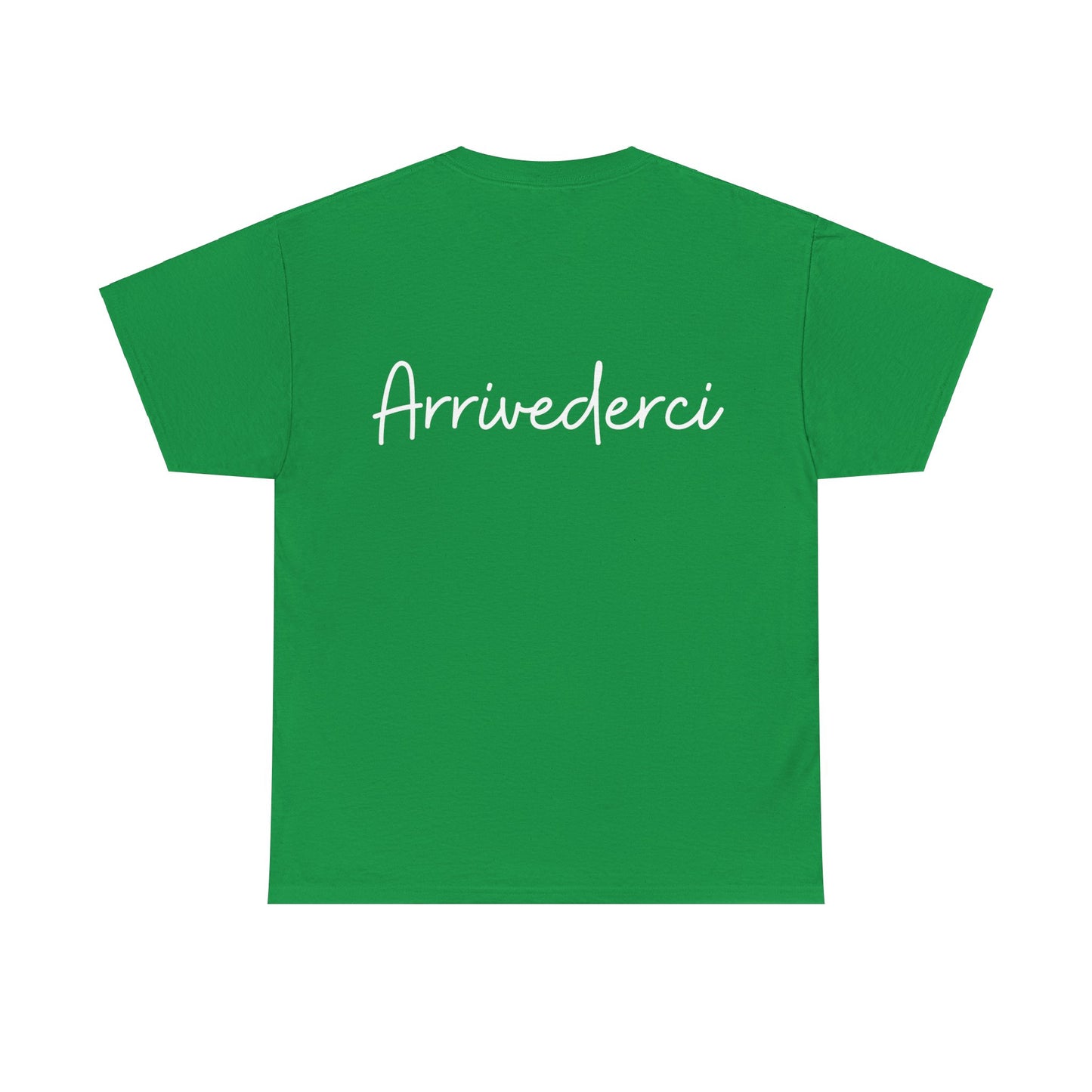 "Ciao" & "Arrivederci" (Italian Greetings) Unisex Heavy Cotton Tee