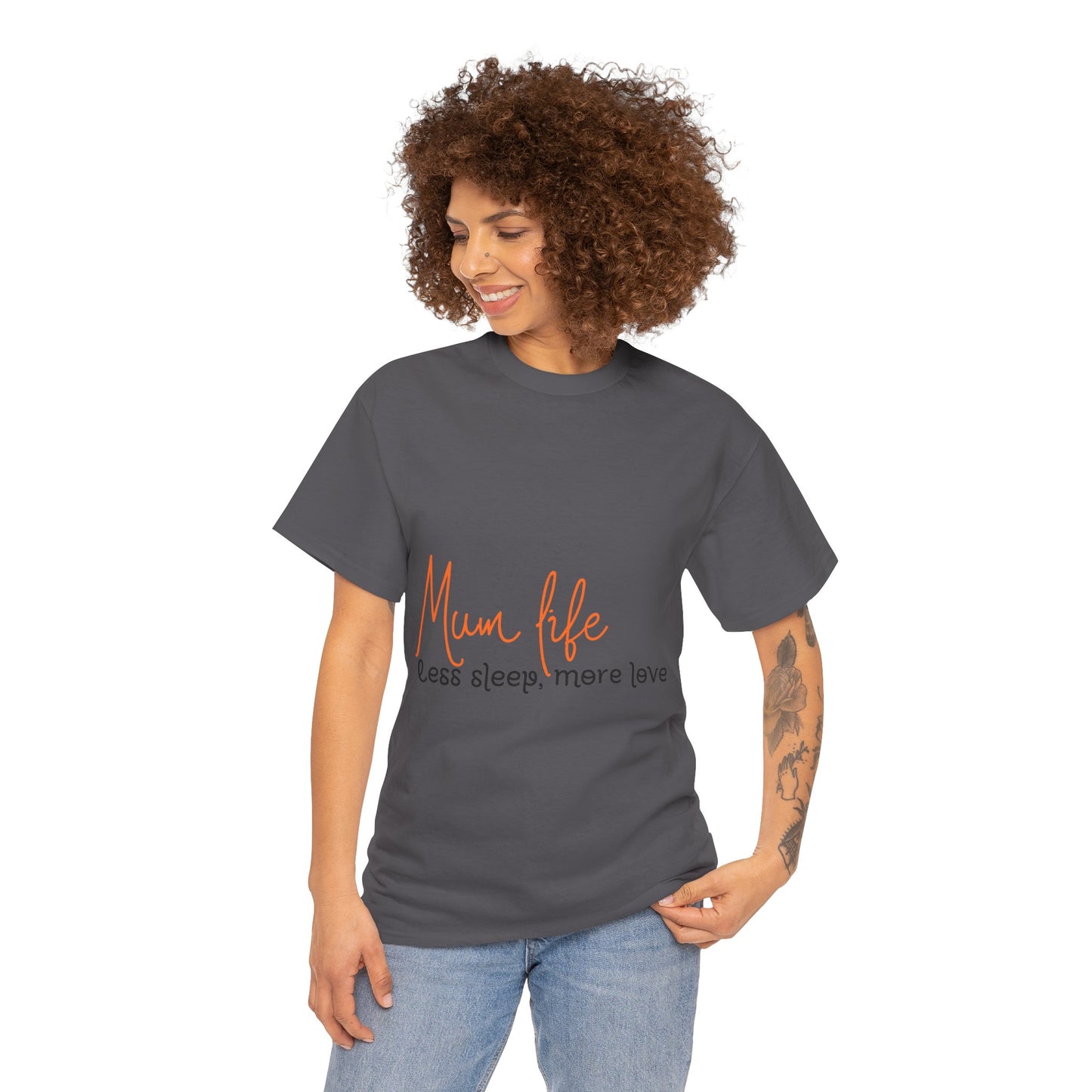 Unisex Heavy Cotton Tee - Mum Life