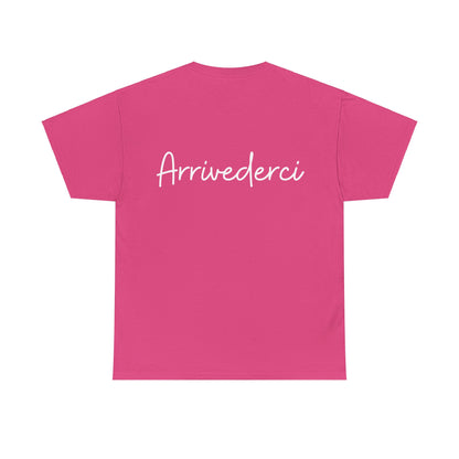 "Ciao" & "Arrivederci" (Italian Greetings) Unisex Heavy Cotton Tee