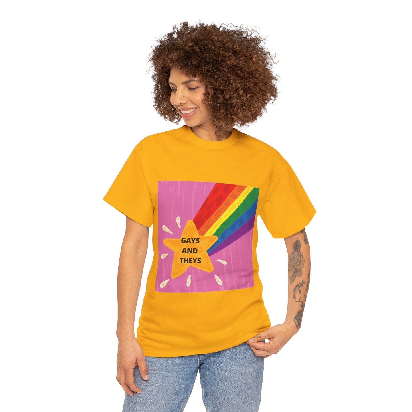 Unisex Heavy Cotton Tee - Gays And Theys