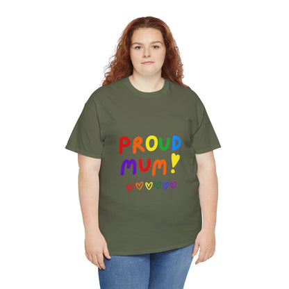 Unisex Heavy Cotton Tee - Proud Mum