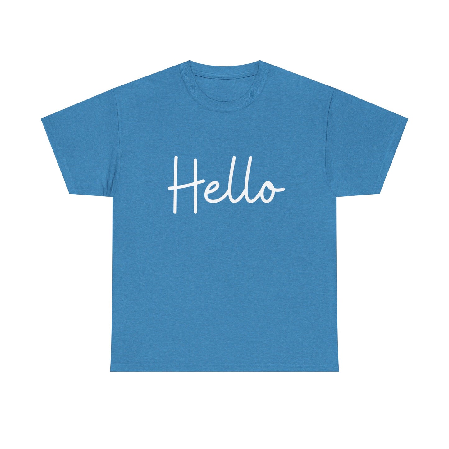 "Hello" & "Goodbye" (English Greetings) Unisex Heavy Cotton Tee