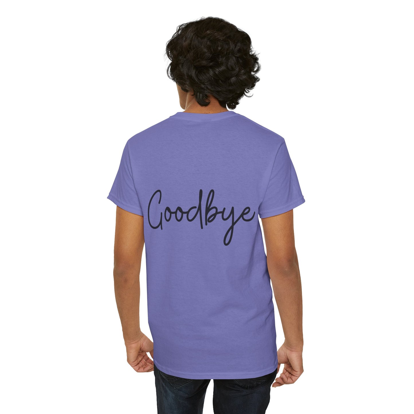 "Hello" & "Goodbye" (English Greeting) Unisex Heavy Cotton Tee