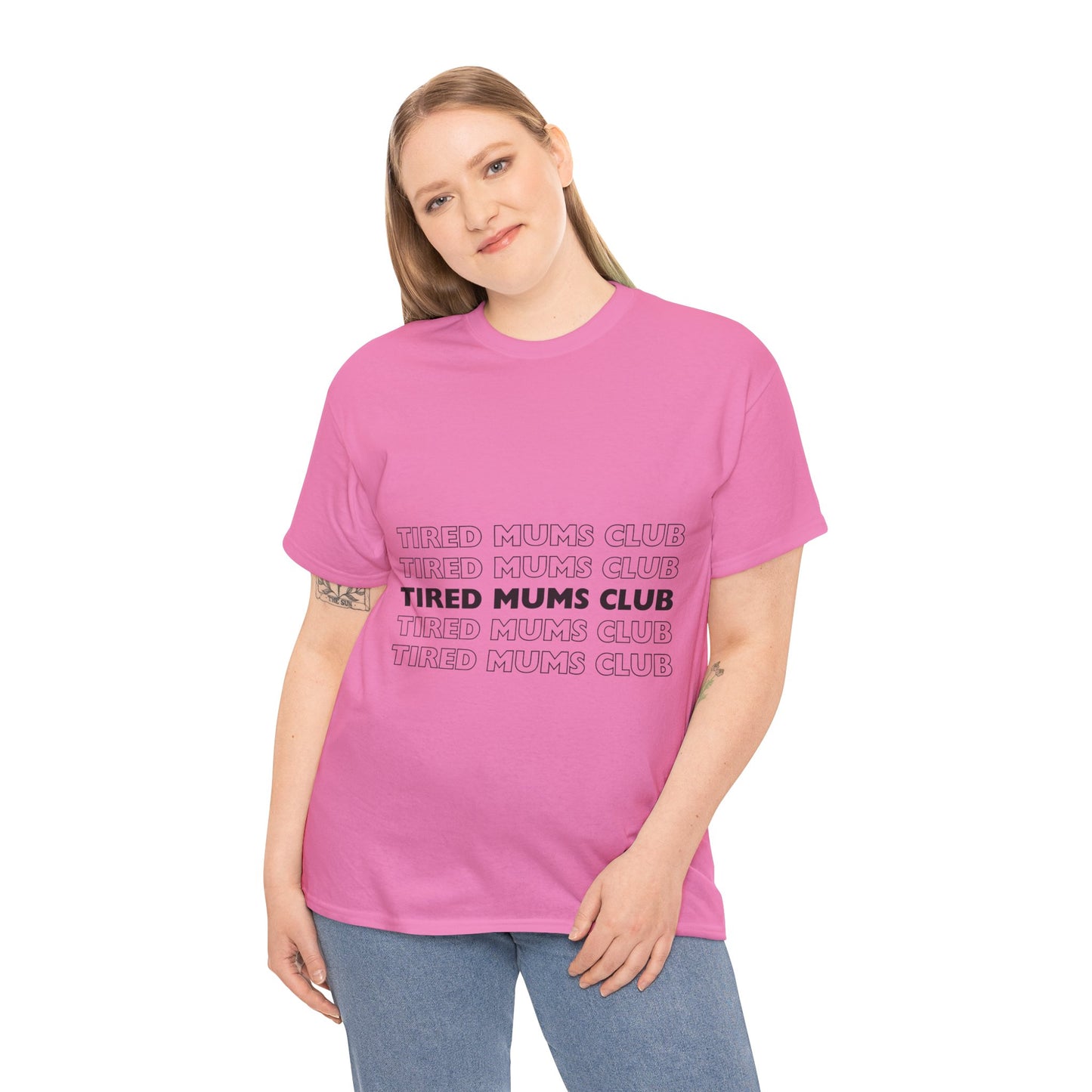 Unisex Heavy Cotton Tee _ Tired Mums Club