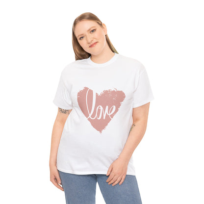 Love Heart - Unisex Heavy Cotton Tee