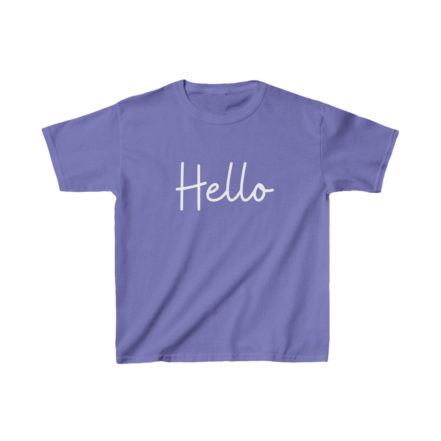 "Hello" & "Goodbye" (English Greetings) Kids Heavy Cotton™ Tee