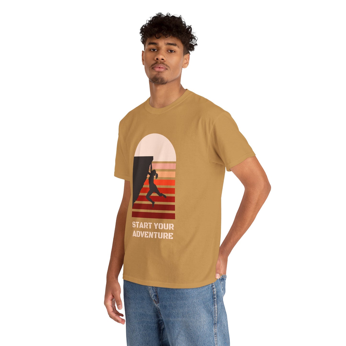 Climbing Adventure 1 - Unisex Heavy Cotton Tee