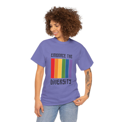 Unisex Heavy Cotton Tee - Embrace The Diversity